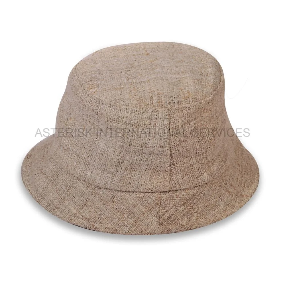 Jasper Whole Hemp Hat - 100% Natural, Eco-friendly Sun hat - Vegan Handmade product from Nepal with wide brim