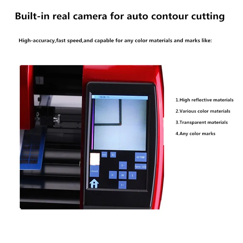 Skycut 24 Inches Signmaster Pro Support Wifi Connection Cardboard Cutting Plotter With Table And Basket