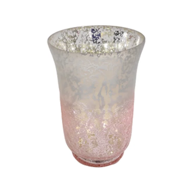 
Latest Designing Table Top Handmade Decorated High Quality Glass Tea Light Candle Holder For Home Party Restaurant Decor 