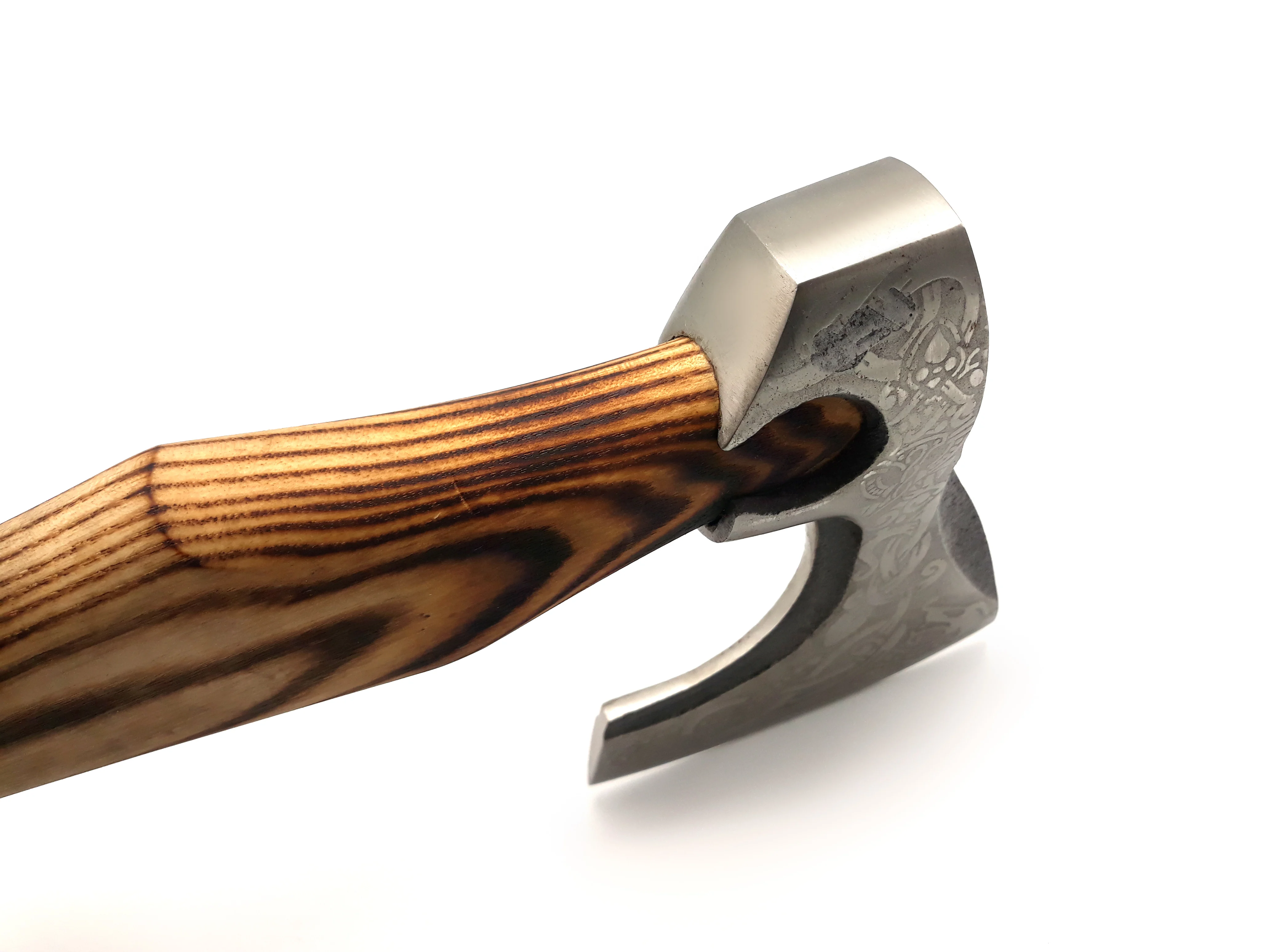 1095 High Carbon Steel Embossed Head Axe