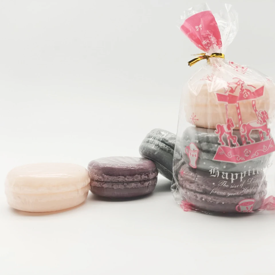 
Macaron style hotel bath soap 