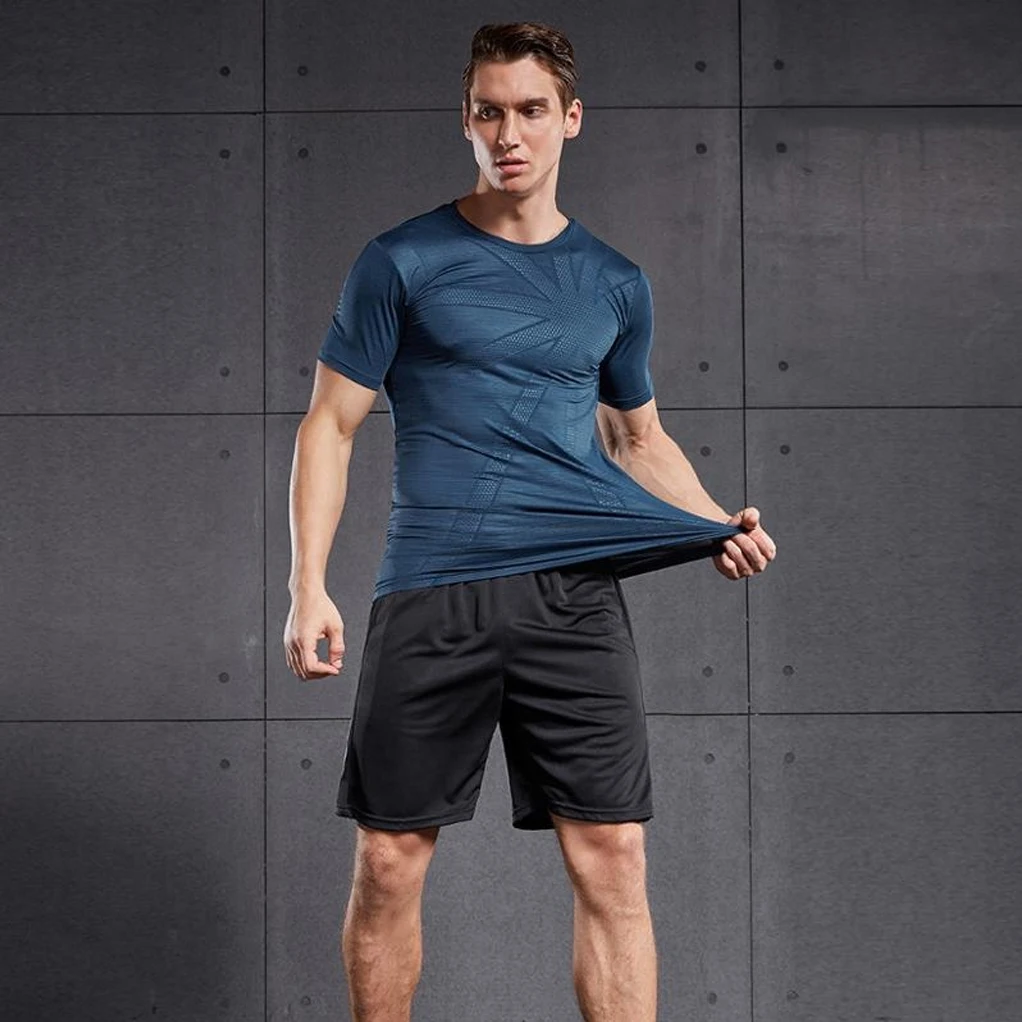 Gym shorts custom shorts two pieces half sleeve t shirts & shorts for couples summer track suits