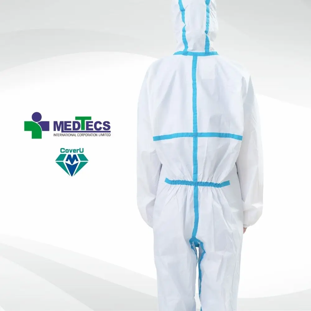 Suit Disposable Coverall Protect Against Harmful Substances