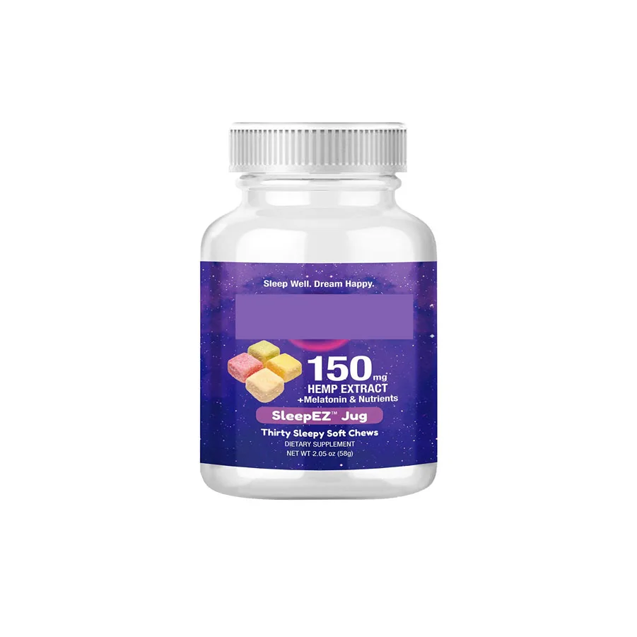 
OEM/ODM Relaxing Stress & Anxiety Relief Effective Mood Support Naturals Hemp Oil Gummies 