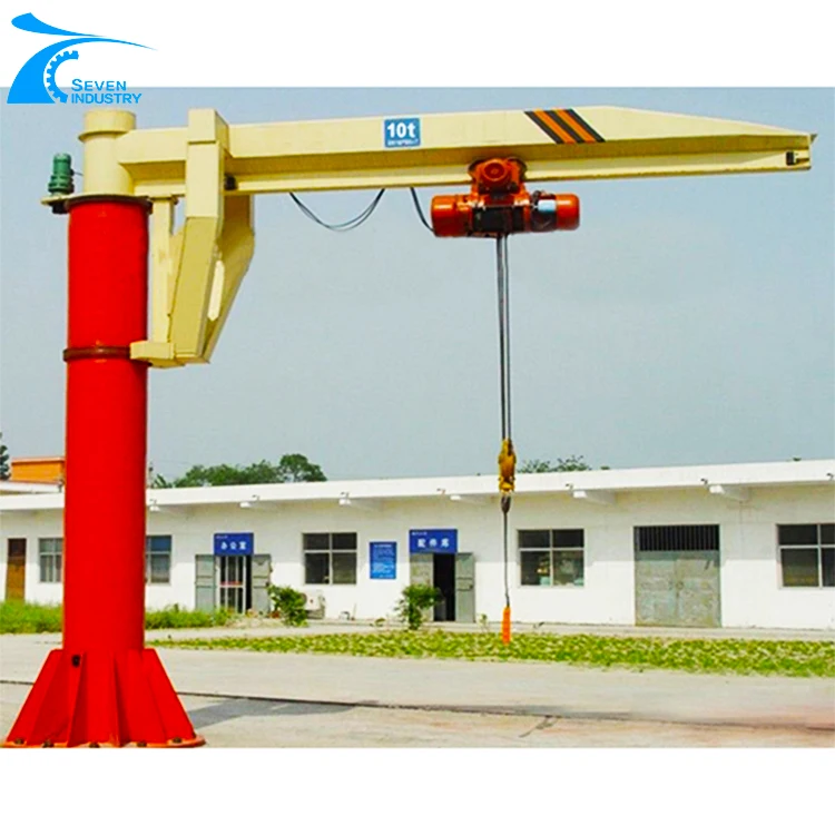  SEVENCRANE вращающийся I-лучевой настенный фиксированный подвижный кран 360 градусов 800 кг 500 цена от производителя