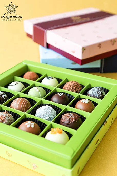 High customized Chocolate gift Box Truffles 12g for OEM Box Packing with fragrant and best flavor free samples by Legendary