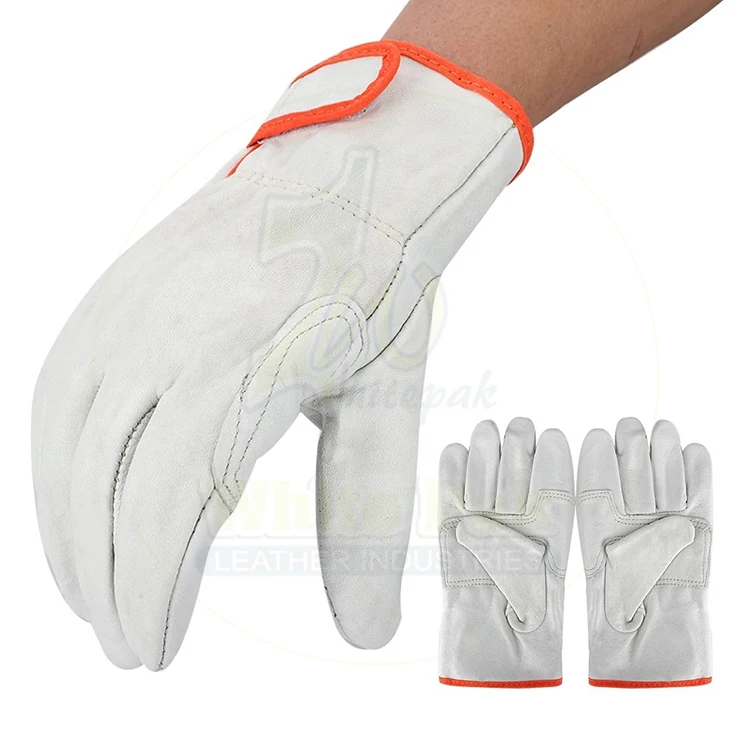 Leather Driver gloves with Straight Thumb Grips Ball & Tape Driver Gloves