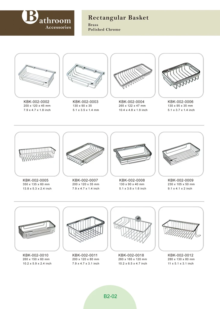 Wall mounted Corner mounted  triangle basket for shower shelf in solid brass