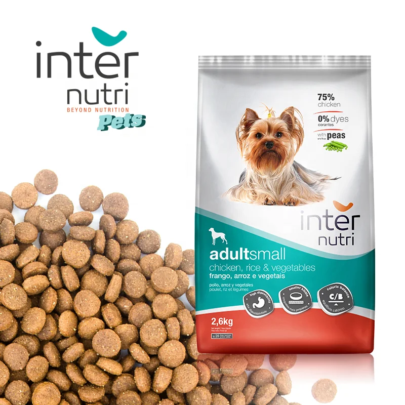 
Dry food for small breed adult dogs | INTERNUTRI ADULT SMALL 2,6kg 