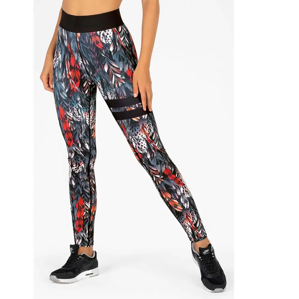 sportswear customize quick dry 4 way stretch fitness high waist full length yoga leggings for women