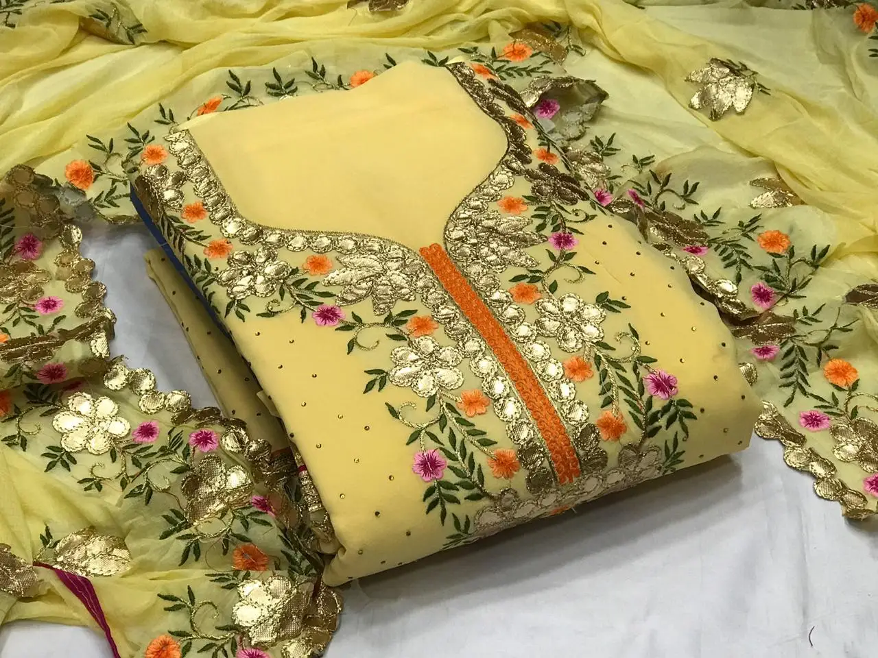 3 piece lawn salwar kameez women Indian Pakistani ethnic ladies party wear Punjabi patiyala stitching available wholesale suit