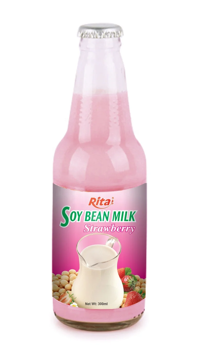 
Best For Your Health High Quality 300ml Glass Bottle Sesame Soy Milk 