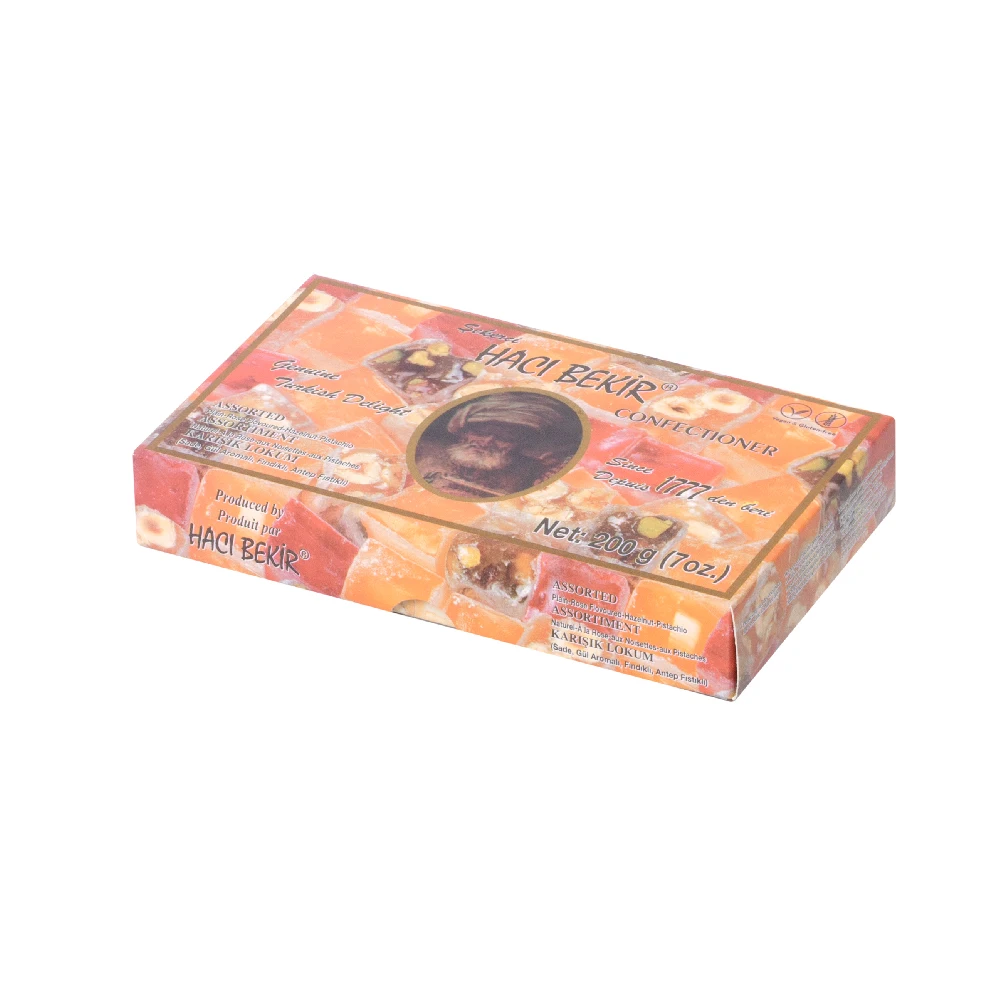 
Assorted Turkish Delight 200g From Oldest Manufacturer in Turkey Made in Turkey 