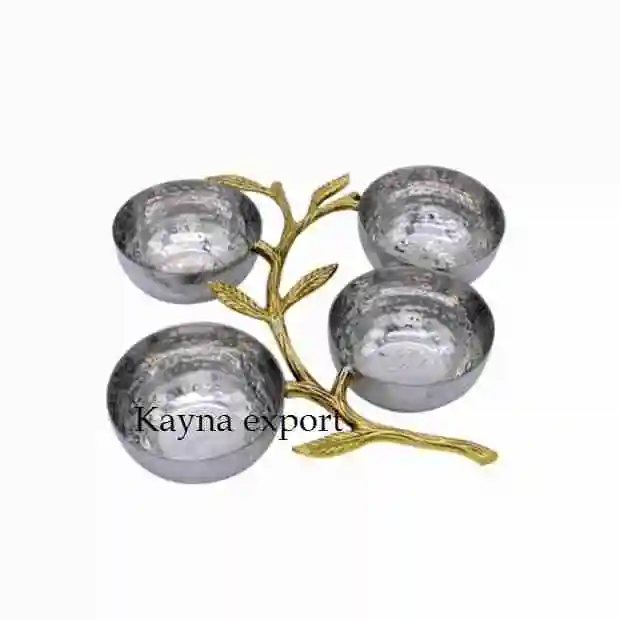 modern decorative metal fancy bowl