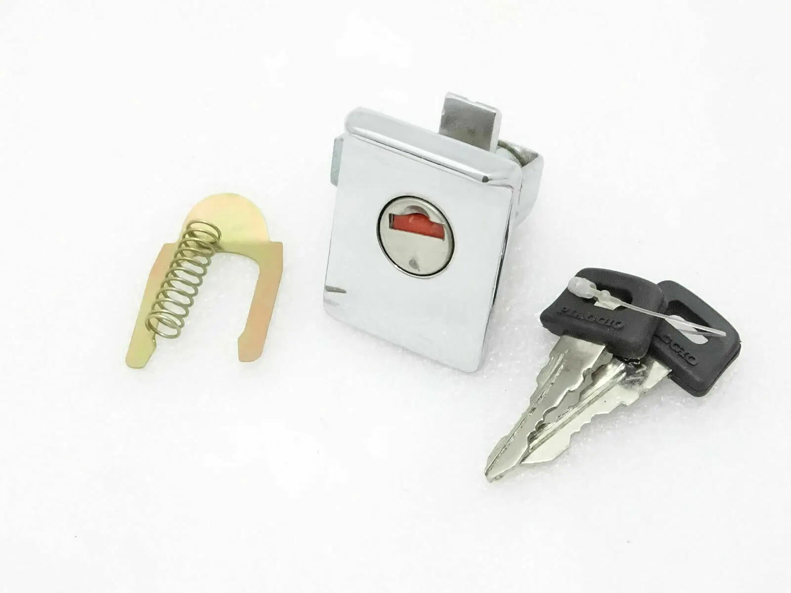 Hot selling Px 200 Stella Lml 4s tool Box Lock Chromed for vespa parts chrome 2 keys