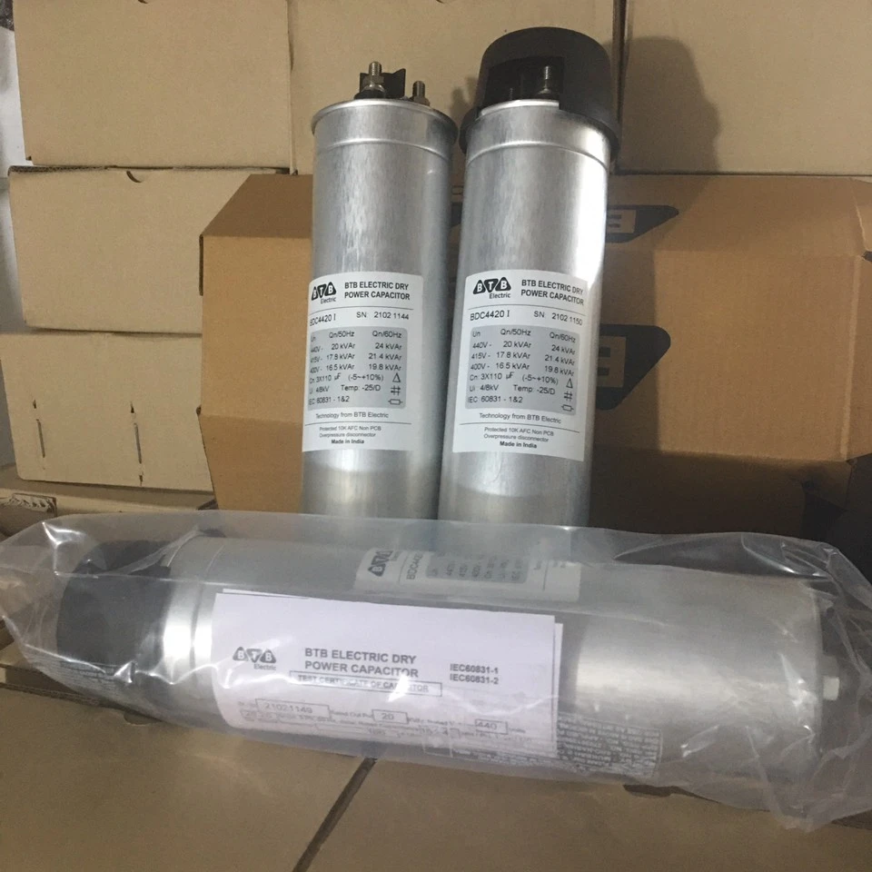 Power quality capacitor 25 kvar 3 phases 440v Cylinde-new style  2021  TURKEY Original manufacture