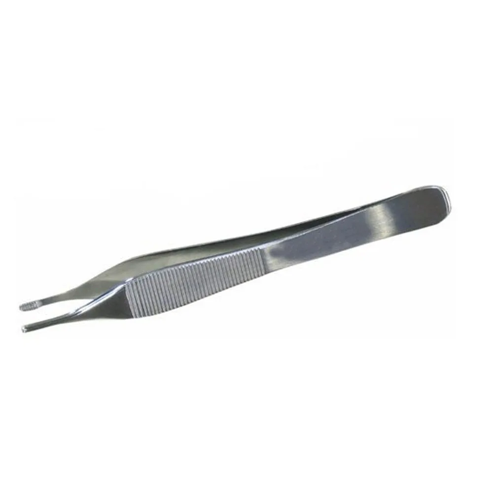 
TC Adson Brown Tissue Forceps Serrated Tweezers Dressing 4.75