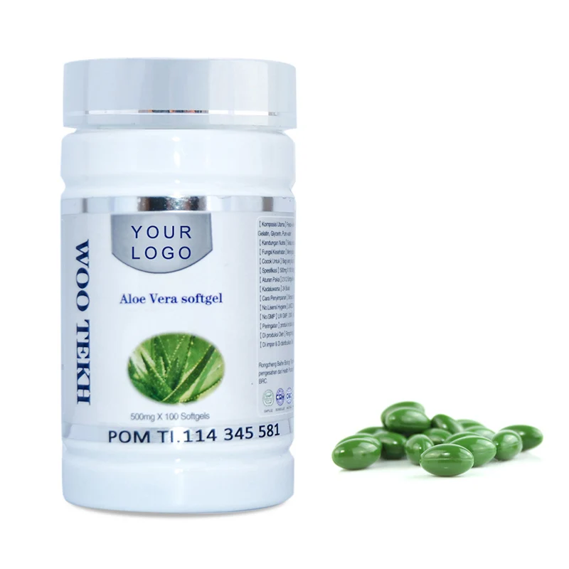 OEM ODM здоровье добавки Алоэ Вера Softgel уход за кожей Detox Aloe Vera