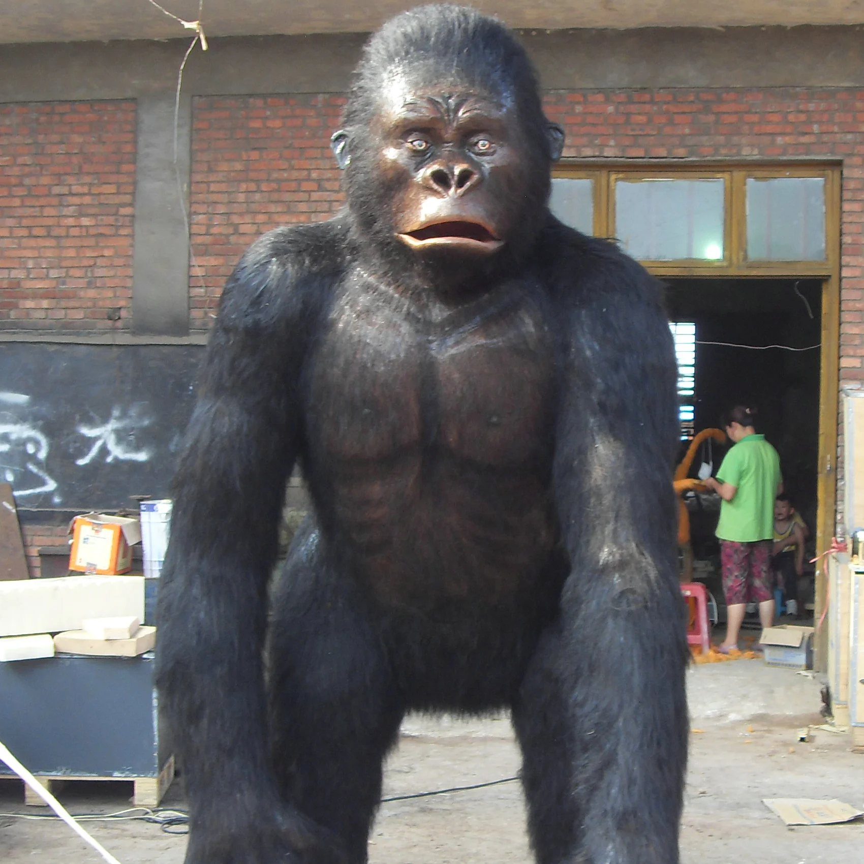 Парк развлечений Удивительный Огромный аниматронный робот Kingkong