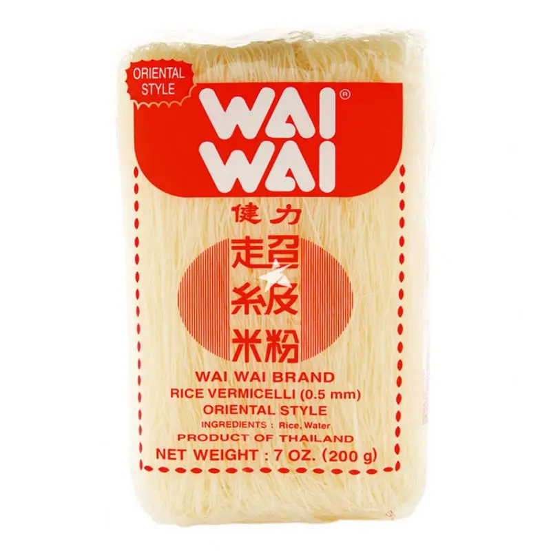 Оптовая продажа WAI рисовая вермишель 200 г. Продукт из таиланда для экспорта, 100% рисовая лапша, лапша быстрого приготовления