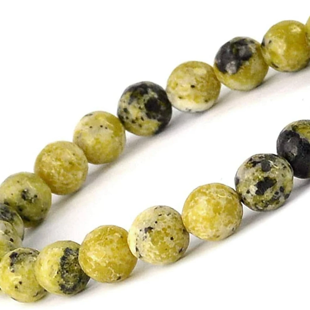 CRYSTAL SERPENTINE AGATE ROUND BEADS BRACELET / BEAUTIFUL GREEN SERPENTINE Bracelets /GEMSTONE SERPENTINE AGATE BRACELETS