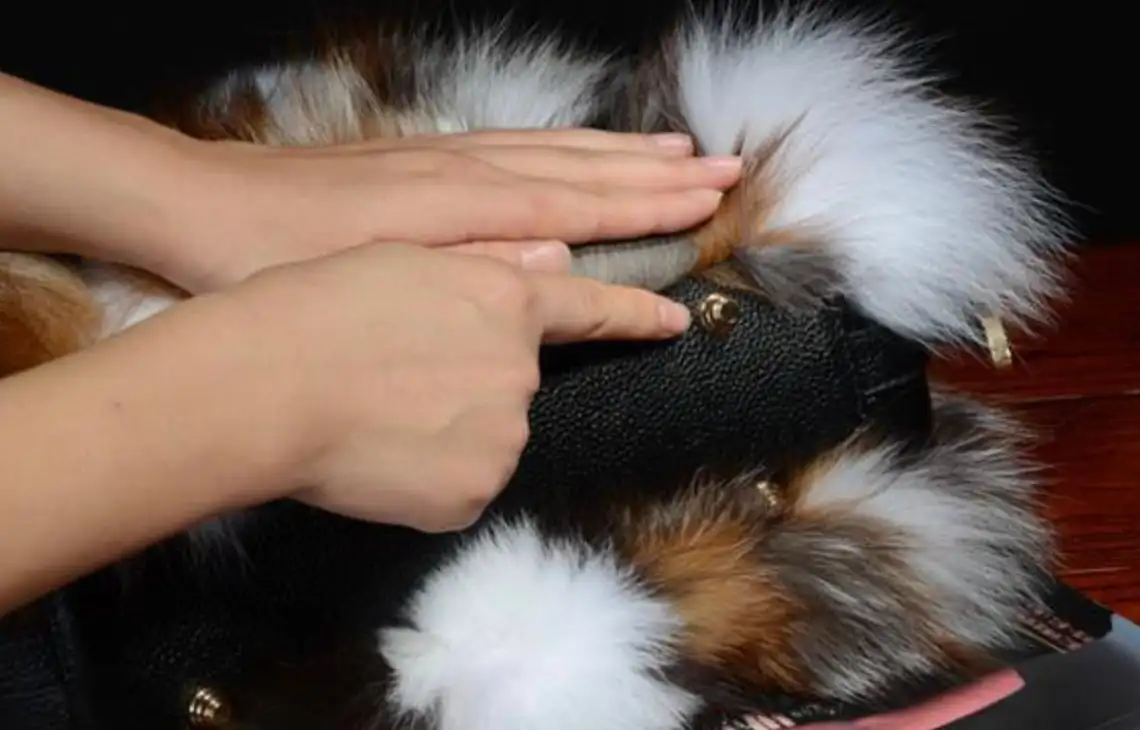  Сумка из натурального Лисьего меха сумка