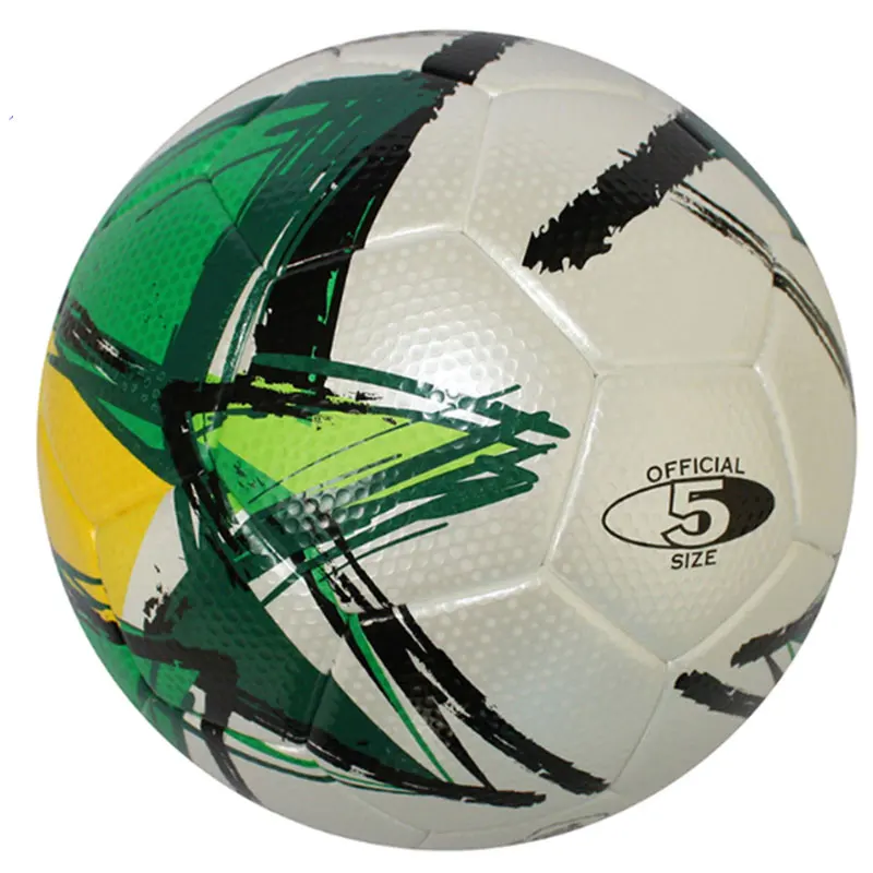 New professional 2024 soccer balls with customized logo leather material sports usage premium quality football balls OEM service