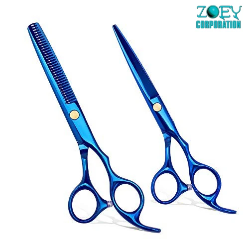 Custom made stainless steel barber scissors wholesale hair dressing scissors