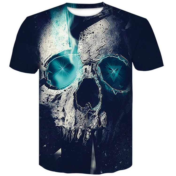 Hawaii Flower Pattern Printed 100% Cotton Short Sleeve T-Shirt O-Neck High Street Style 180gsm Jersey Fabric