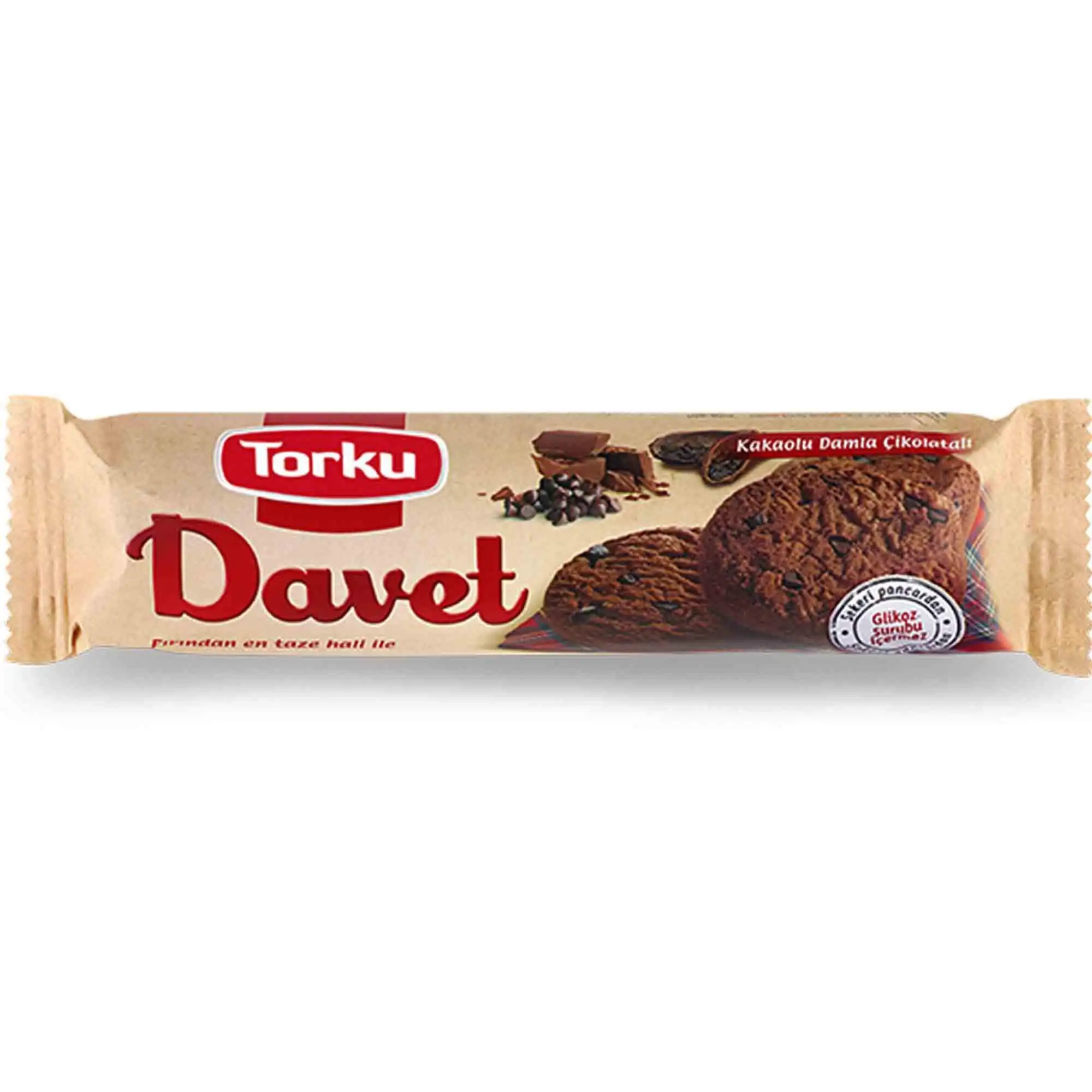 TORKUU Davet Biscuits With Cocoa Chocolate Drops 82gr