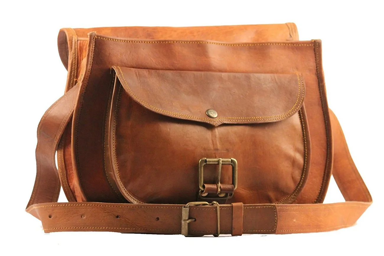 Looking for Leather Tote Bag ? Genuine Leather -  Slouchy Crossbody Hobo Shoulder Bag for Women & Girls Easy To Carry & Shop