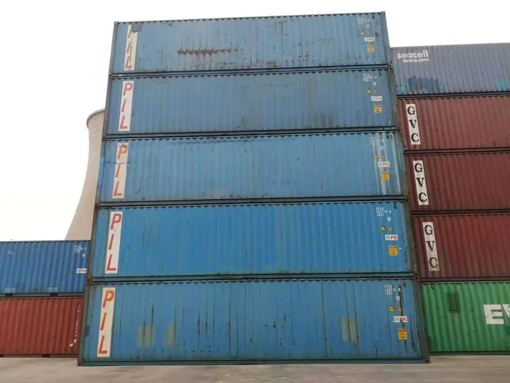 6100*2430*2900mm Steel Used 40ft Shipping Container with Transport Goods for Shipping