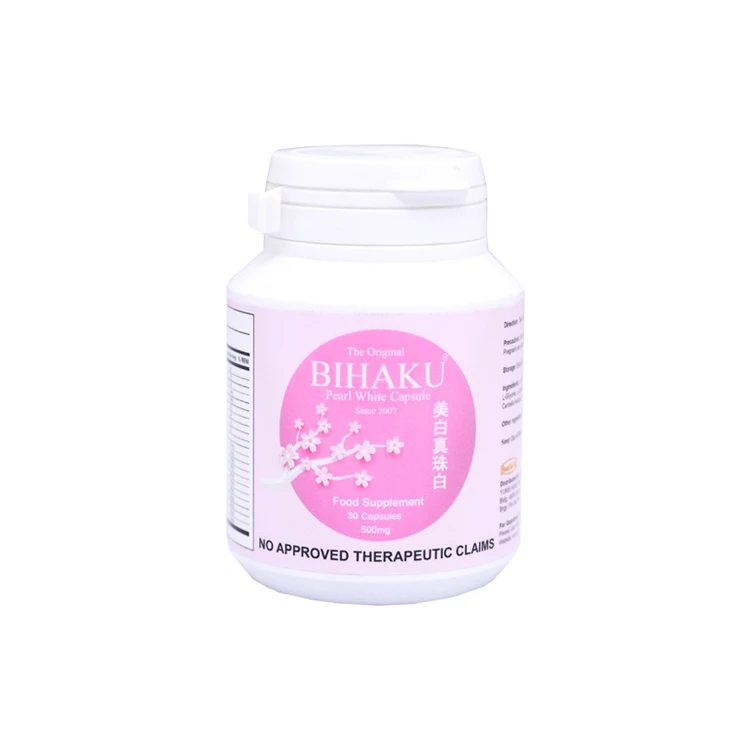 
Original Bihaku Pearl White Capsule 30 Capsules 500mg 