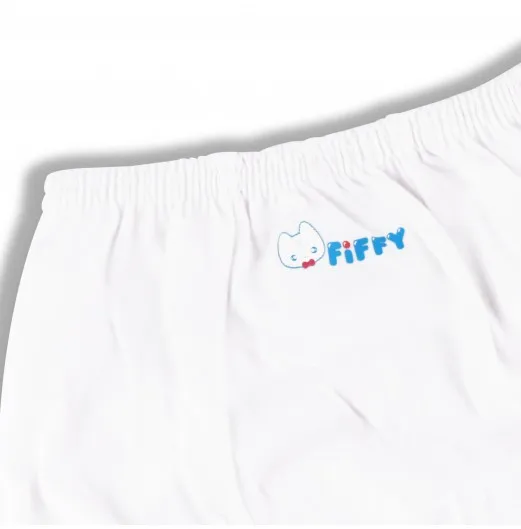  FIFFY детский синий костюм с коротким рукавом + длинные брюки для малышей детская