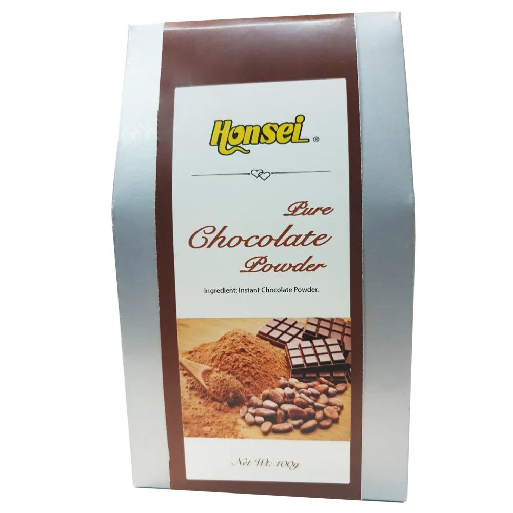 
Honsei Pure Chocolate Powder 100g 100% Dutched Cocoa Powder in Vacuum Pack 