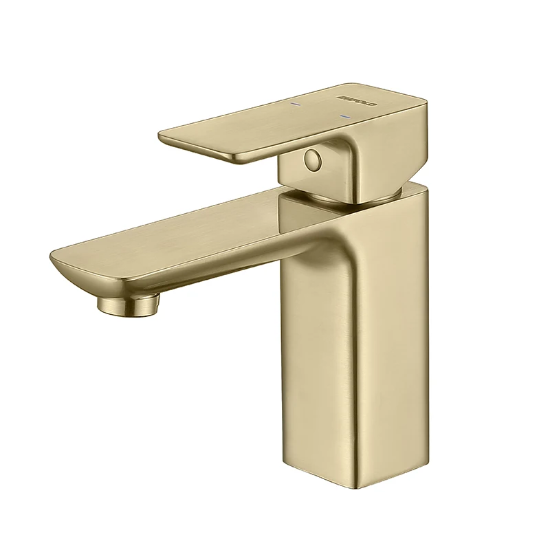 Empolo Support sample gold yellow copper faucet hot water tap electric faucet copper faucet tap water grifo de lavabo