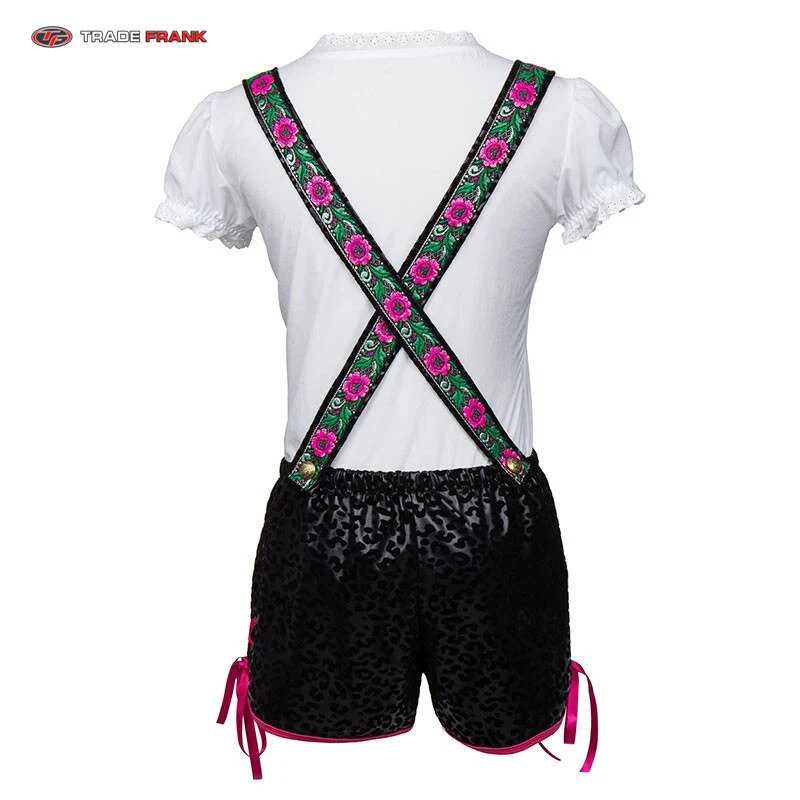 Plus Size S-XXLaa New Women Lederhosen Costume Oktoberfest Beer Girl Bar Waiter Fancy Dress Beer Maid Costume