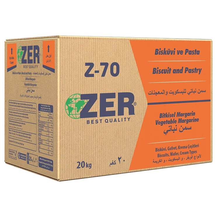 Zer Z-70 Овощной маргарин, печенье и кондитерские изделия, 20 кг x 1 коробка