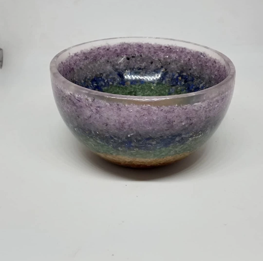 Лидер продаж чаша из 7 Чакр оргонита высокого качества для украшения дома чакра с корнем чакры брачного пользования индивидуальным дизайном