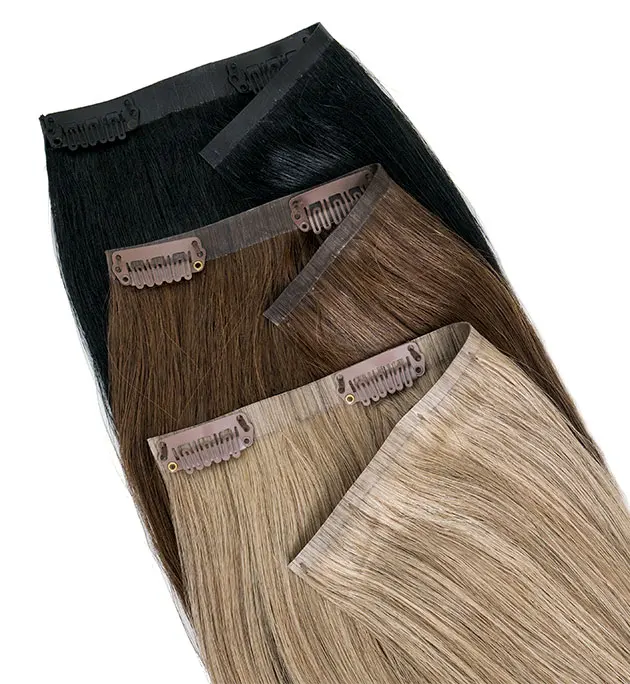New Arrival fashion good quality 100%VIETNAM  human hair Seamless clip in hair extensions