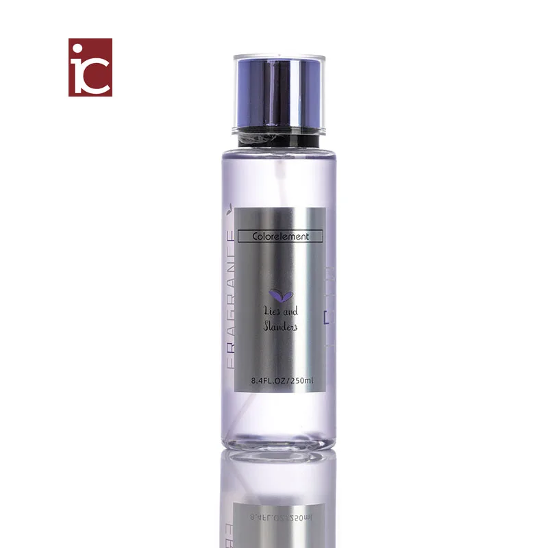 Custom Private Label Women Perfume 250ml Body Splash Spray Fine Fragrance Body Mist