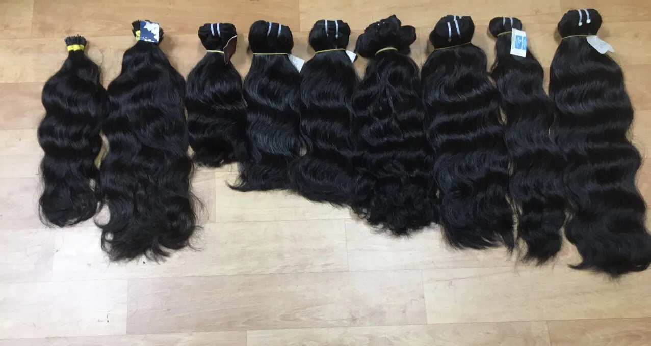 Лучшее качество пряди волос с глубокой волной вьетнамские волосы красивые шелковистые