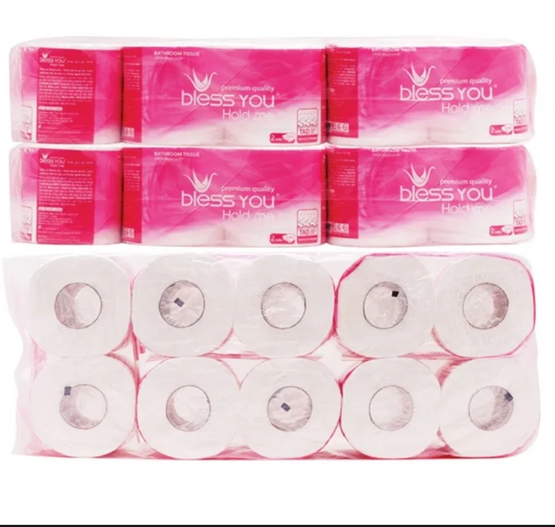 Professional manufacturer wholesale price personalized toilet paper made in Vietnam