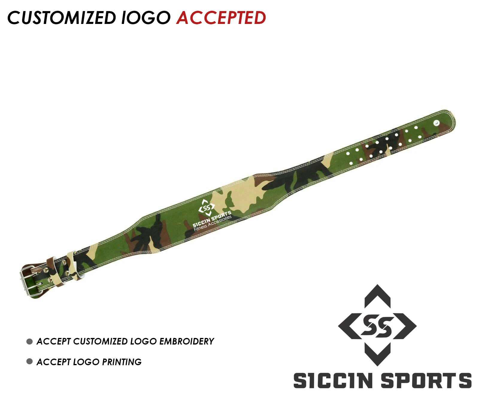 
Customized logo premium Quality Leather Handmade Weight Lifting Belt 4