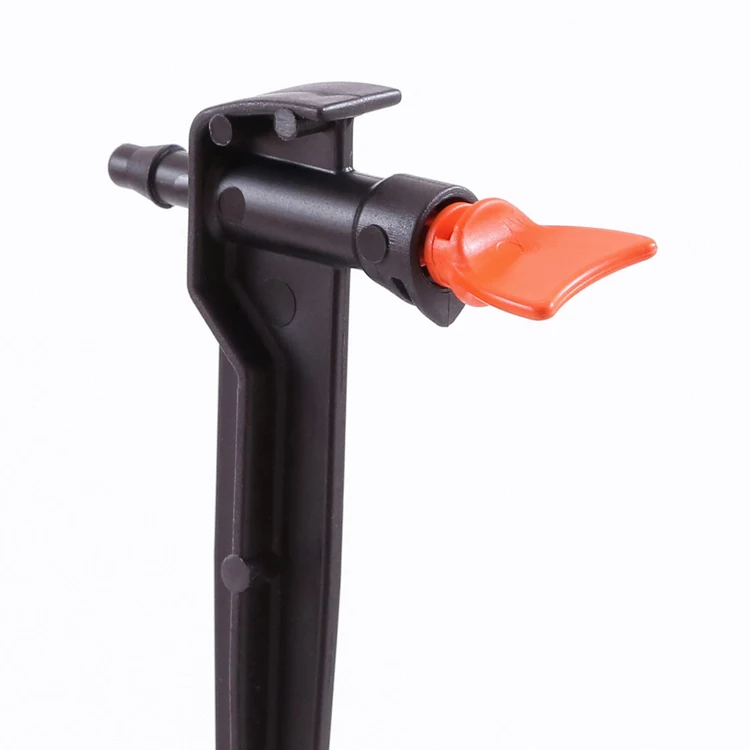 Reliable drip irrigation set for 30 or 60 plants with adjustable drippers, farm irrigation