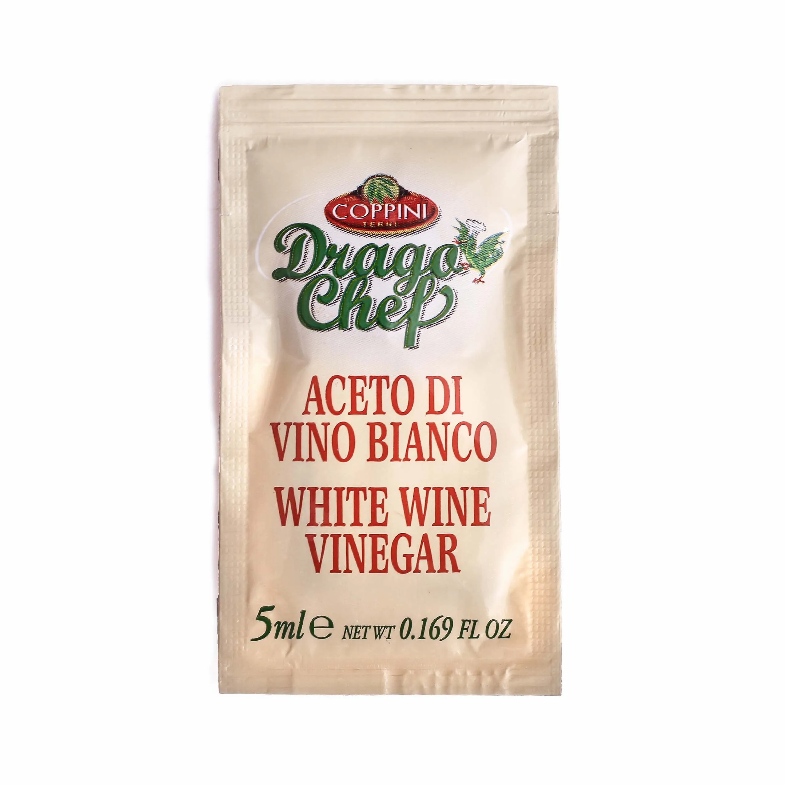 White Wine Vinegar  DRAGO CHEF 5 ml  sachet