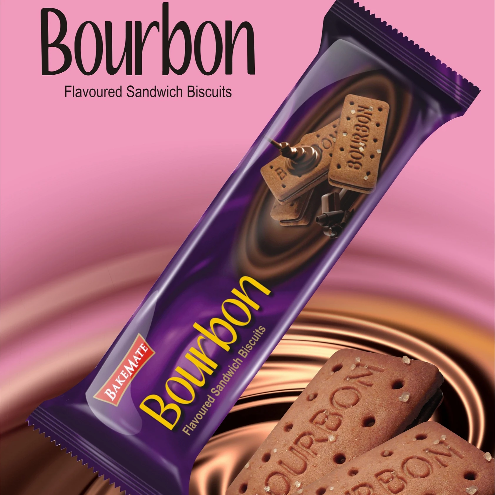 Delicious Bourbon Biscuits at whole sale price