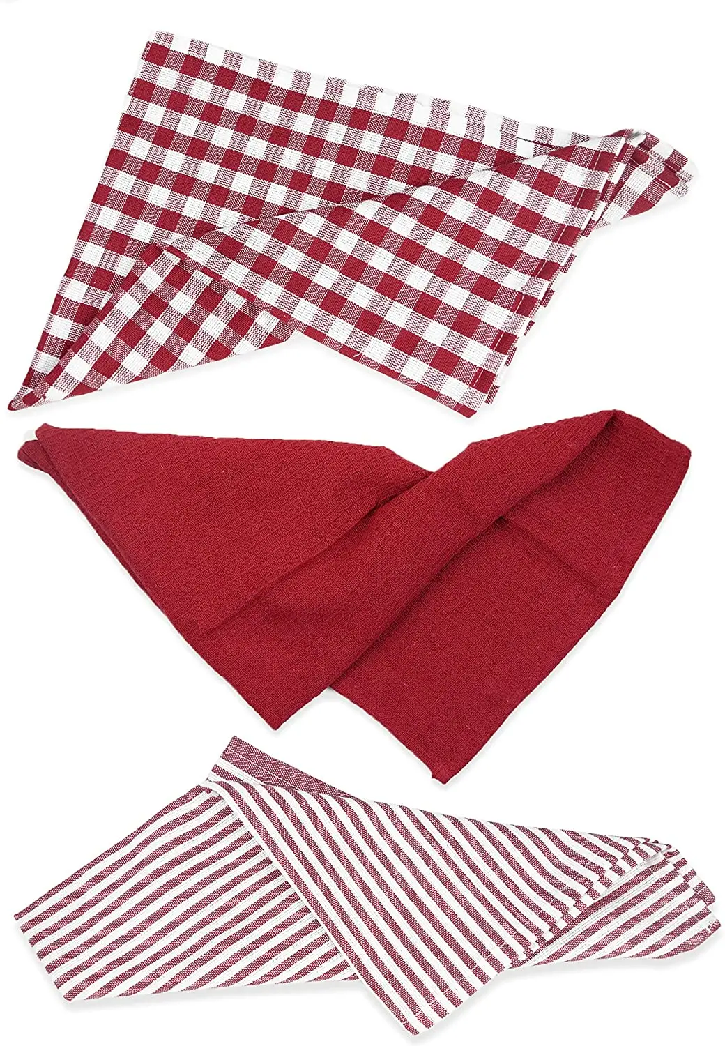 100 Cotton Flour Sack Kitchen Dish Towels Plain White Customized Technics Logo Fabric Packing Pattern Solid Color Design Feature