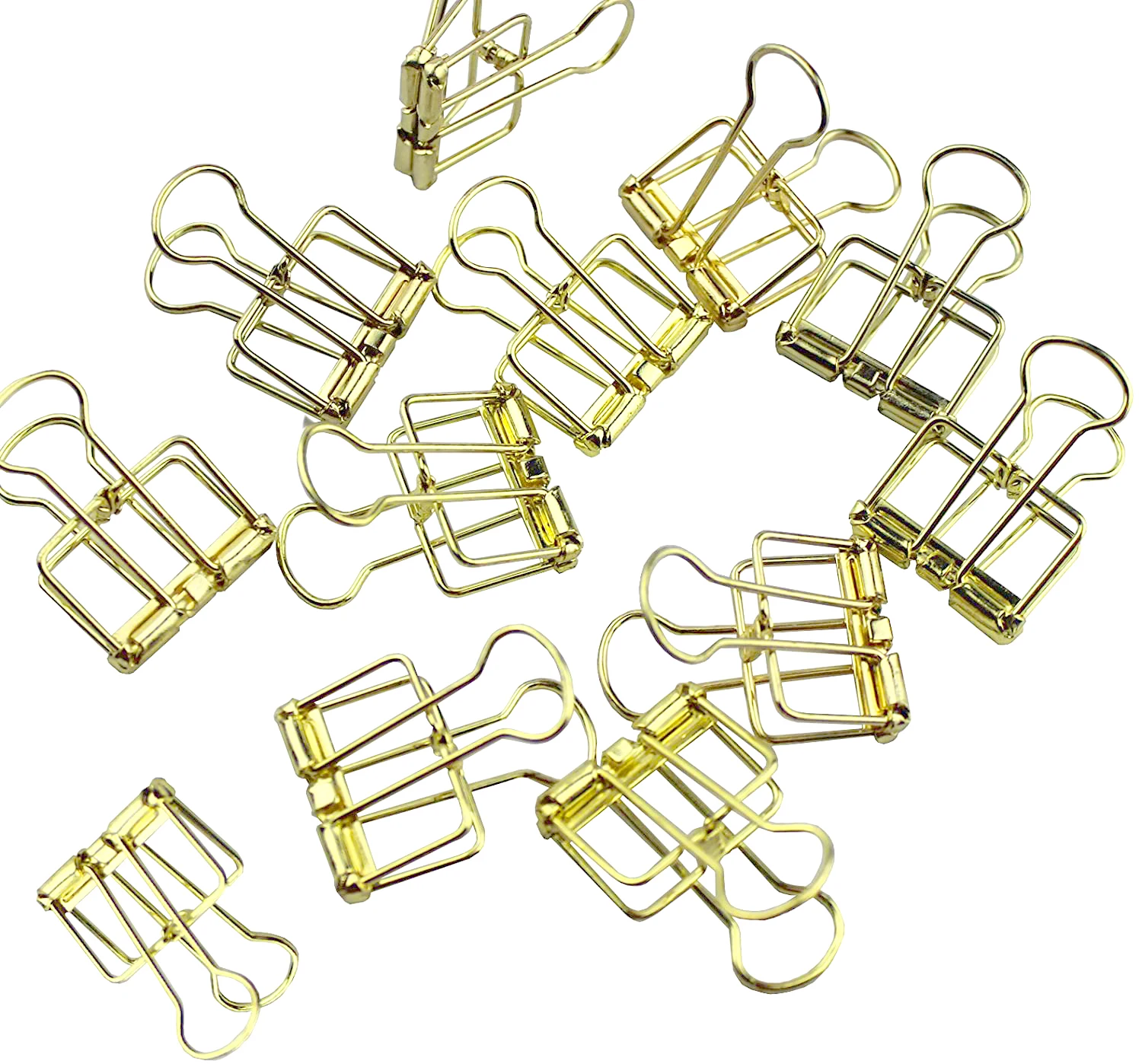 Наш супер крутой винтажный золотистый ностальгия Серия 6 шт. 32 мм 1-1/4 дюйма черный 12 25 1 дюйм с пластиковой коробкой связующие