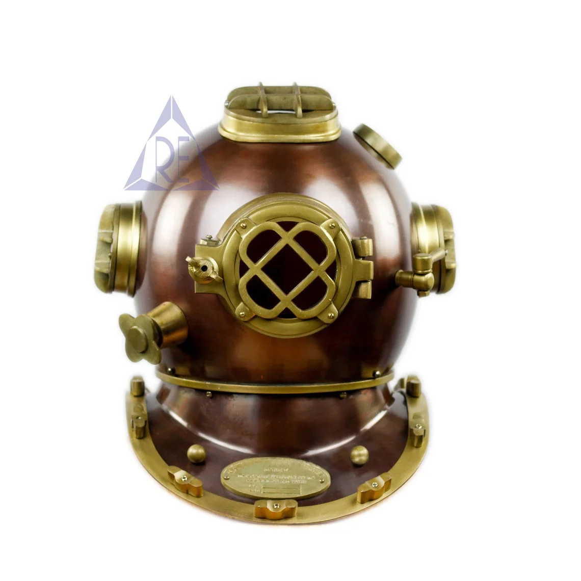  Морской античная медь Mark V водолазный шлем Декор ВМС США